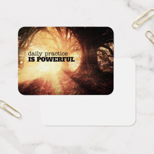 dagelijkse praktijk visitekaartje (Kantoor)