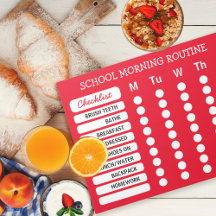 Dagelijkse Routine Checklist Notitieblok Aangepast