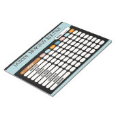 Dagelijkse Routine Checklist voor Kinderen Ochtend Notitieblok (Schuin)