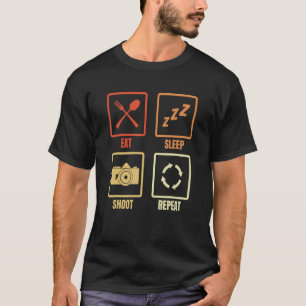 Dagelijkse Routine fotografie Fotografie camera T-shirt