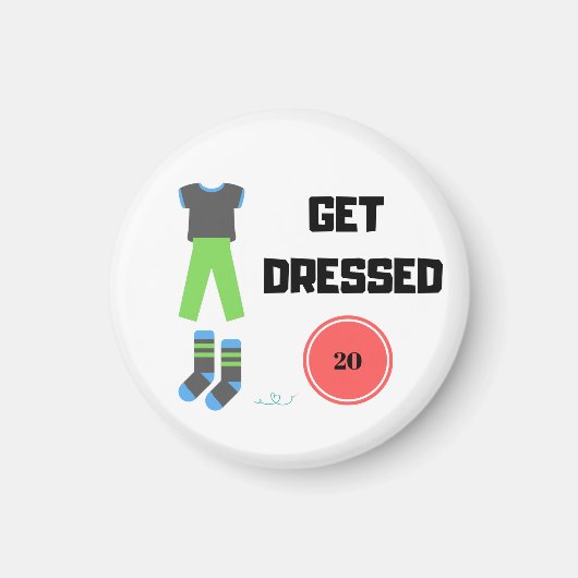 Dagelijkse Routine Megnet Magneet (Voorkant)