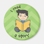 Dagelijkse routine voor kinderen - Jongen Magneet (Voorkant)