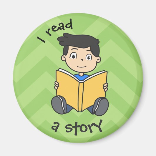 Dagelijkse routine voor kinderen - Jongen Magneet (Voorkant)