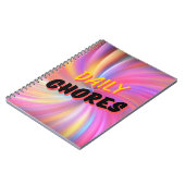 Dagelijkse routines: dagelijkse klusjes spiraal No Notitieboek (Linkerzijde)