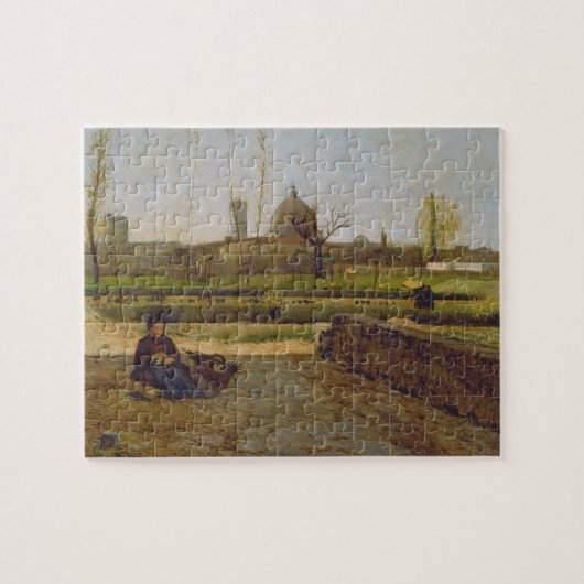 Dagelijkse scène, nabij Florence, c.1865 Legpuzzel (Horizontaal)