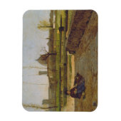 Dagelijkse scène, nabij Florence, c.1865 Magneet (Verticaal)
