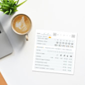 Dagelijkse Self Care Check-in ADHD Neurodivergent Post-it® Notes