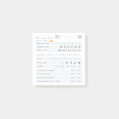 Dagelijkse Self Care Check-in ADHD Neurodivergent Post-it® Notes (Voorkant)