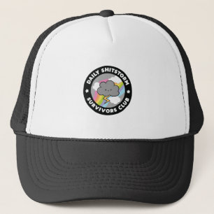 Dagelijkse shitstorm overlevingsclub Funny Stormwo Trucker Pet