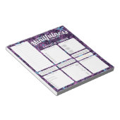 Dagelijkse slijtvastheidsgewoonte voor 5,5-inch x  notitieblok (Schuin)