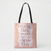 Dagelijkse Spa Dag Tote Bag (Voorkant)
