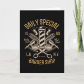 Dagelijkse speciale Barber-winkel Kaart (Voorkant)