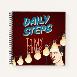 Dagelijkse stappen naar mijn doelen notitieboek
