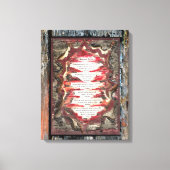 Dagelijkse stemmen canvas afdruk (Voorkant)