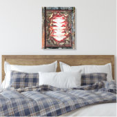 Dagelijkse stemmen canvas afdruk (Insitu (Slaapkamer))