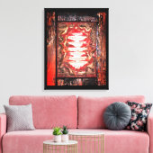 Dagelijkse stemmen canvas afdruk (Insitu (Woonkamer))