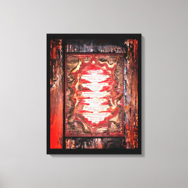 Dagelijkse stemmen canvas afdruk