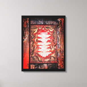 Dagelijkse stemmen canvas afdruk