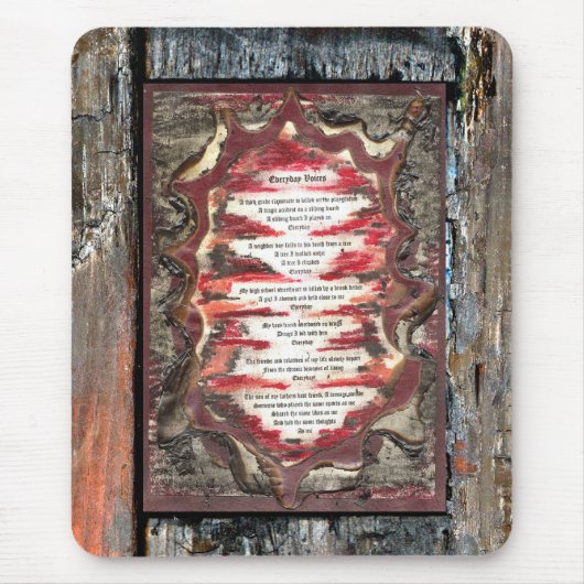 Dagelijkse stemmen muismat (Voorkant)