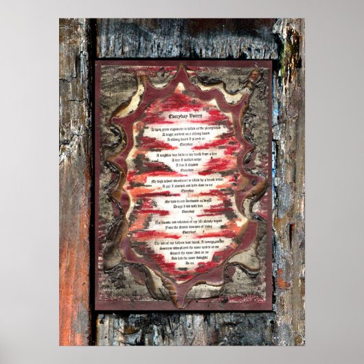 Dagelijkse stemmen poster (Voorkant)