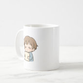 Dagelijkse Stemming “Slaperig” Cute Chibi Mok (Voorkant links)