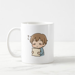 Dagelijkse Stemming “Slaperig” Cute Chibi Mok