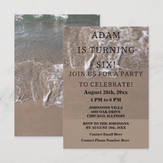 Dagelijkse strand Nautical Custom Trendy Cool Kaart (Voorkant / Achterkant)