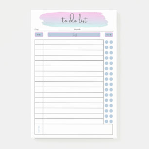 Dagelijkse taak om post-its uit te voeren post-it® notes