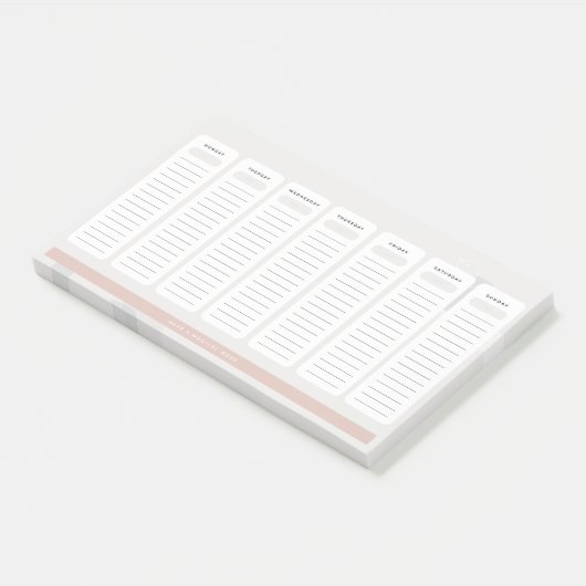 Dagelijkse taak post-it® notes (Schuin)