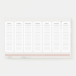 Dagelijkse taak post-it® notes