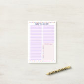 dagelijkse takenlijst post-it® notes (Op bureau)