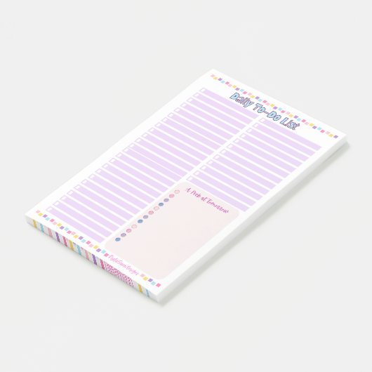 dagelijkse takenlijst post-it® notes (Schuin)
