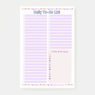 dagelijkse takenlijst post-it® notes