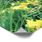 Dagelijkse tuinen opnieuw opbloeien poster (Hoek)