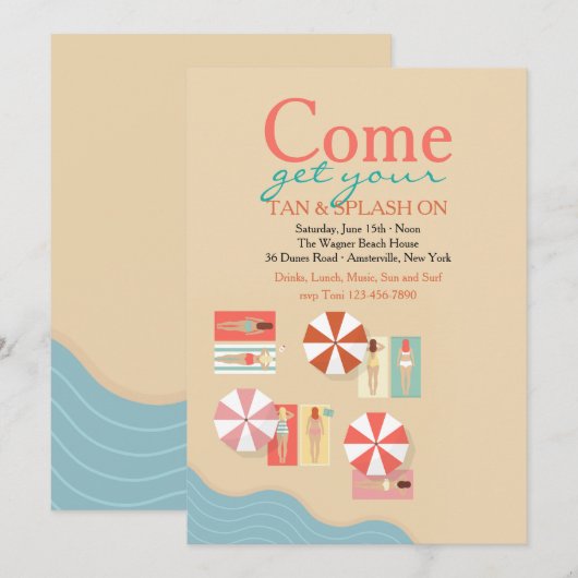 Dagelijkse uitnodiging (Voorkant / Achterkant)