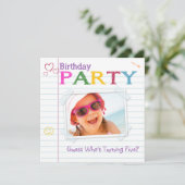 Dagelijkse uitnodigingen voor een notebook (Staand voorkant)