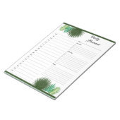 Dagelijkse uur Planner Notitieblok (Schuin)