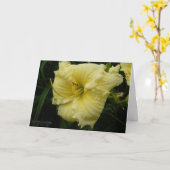 Dagelijkse ventilator/pasta Lemon Cream Yellow / Kaart (Gele Bloem)