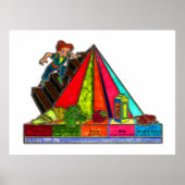 Dagelijkse voedselgroepen Pyramide Poster (Voorkant)