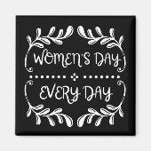 Dagelijkse vrouwendag magneet (Voorkant)