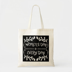 Dagelijkse vrouwendag tote bag