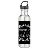 Dagelijkse vrouwendag waterfles  (Voorkant)