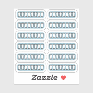 Dagelijkse Water Tracker Bujo Planner Sticker