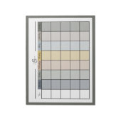 Dagelijkse weekblad kleurencombinatie 1 notitieblok (Linkerzijde)