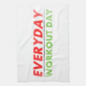 Dagelijkse werkdag theedoek (Verticaal)