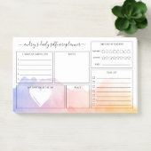 Dagelijkse zorgplannen voor dagdroog Waterverf Post-it® Notes (Kantoor)
