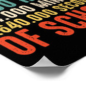 Dagen 2400 uur van schoolleraar en student Vint Poster (Hoek)