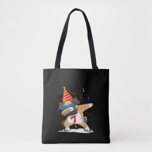 Dagen - 7 jaar na Hondenliefhebber Tote Bag (Voorkant)