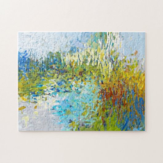 Dagen als deze - Abstracte impressionistische schi Legpuzzel (Horizontaal)