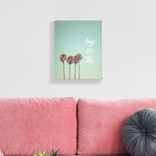 DAGEN ALS DEZE - Afdrukken van galerijwandcanvas (Insitu (Woonkamer))